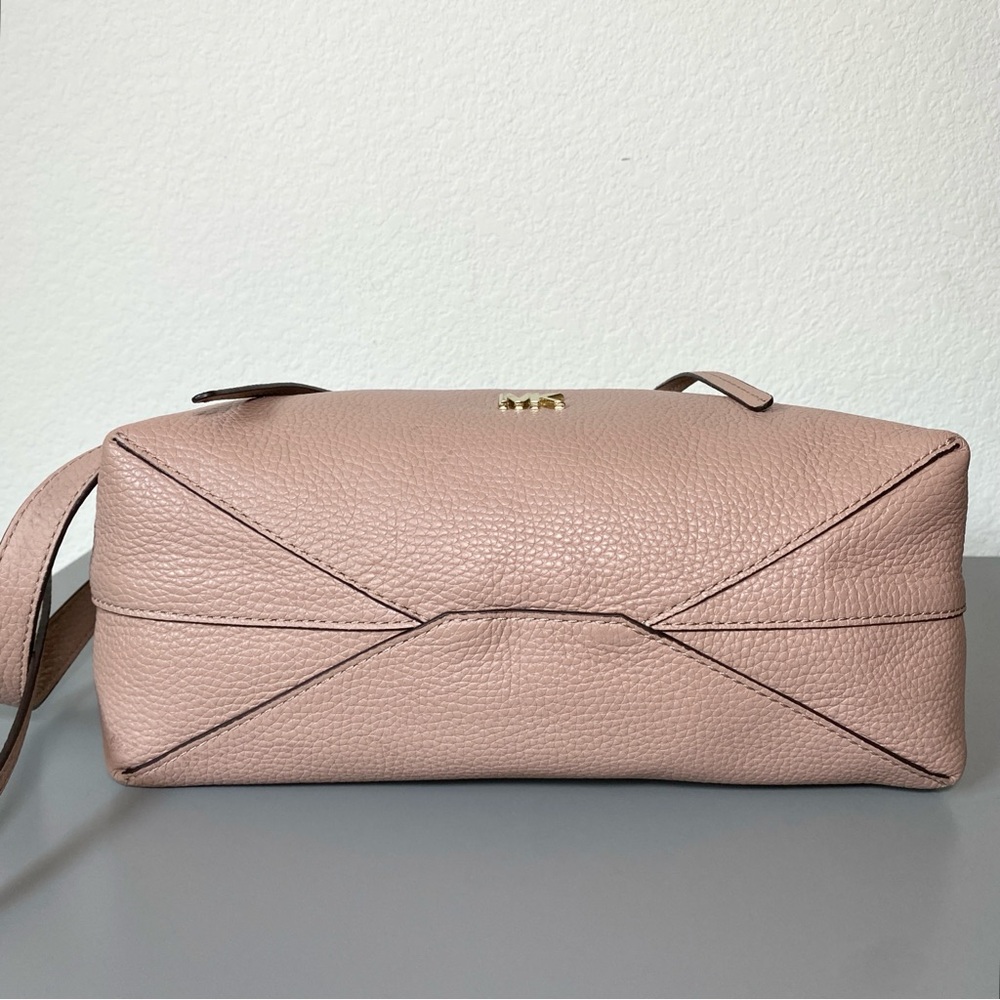 Michael Kors Blush Baby Pink Leather Messenger Tote Crossbody Bag - Picture 6 of 13